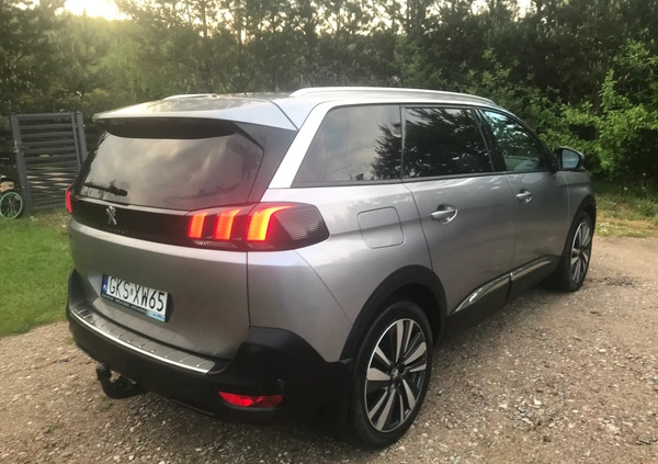 Peugeot 5008 cena 68900 przebieg: 150921, rok produkcji 2017 z Daleszyce małe 407